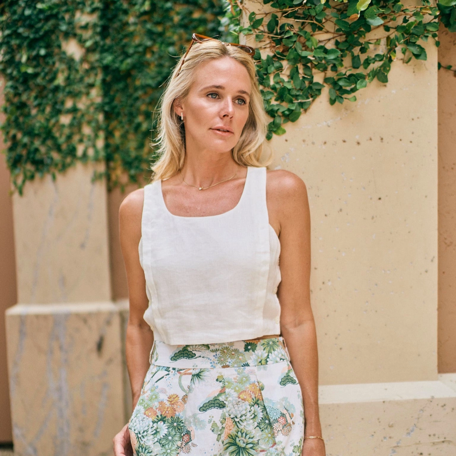 Non-Binding Fit MASON'S DAUGHTER | Sophia Top, Ivory