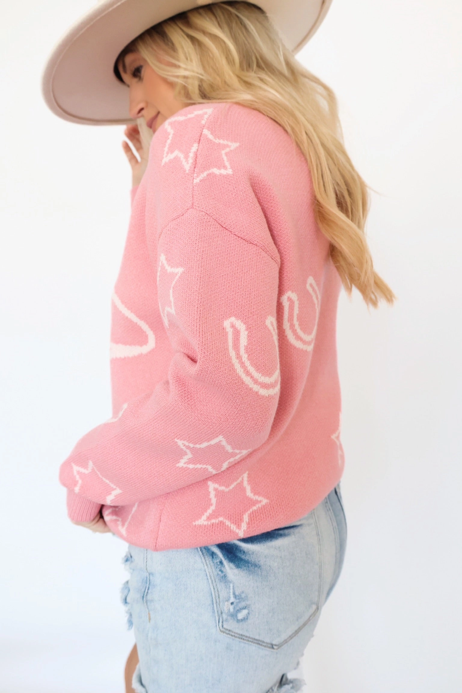 Cowgirl Sweater- Final Sale Casual Tee OversizedSilhouette