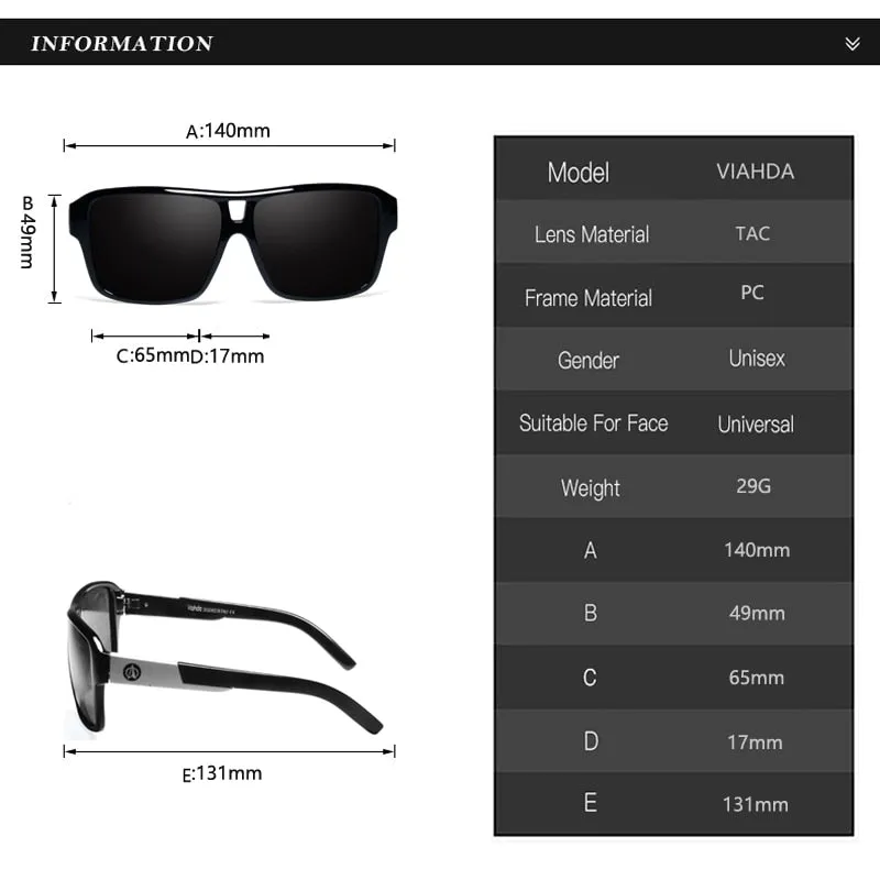 Viahda Polarized Sunglasses - UV400