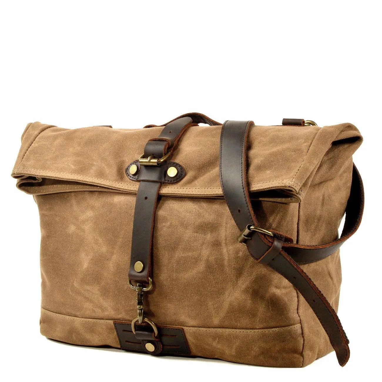 Vintage Canvas Messenger Bag Laptop and Motobags
