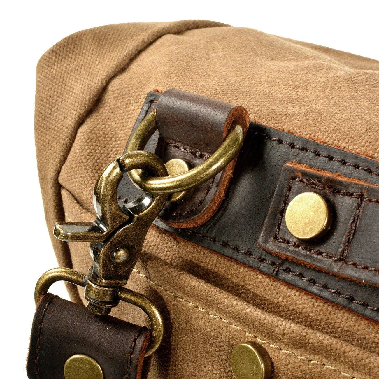 Vintage Canvas Messenger Bag Laptop and Motobags