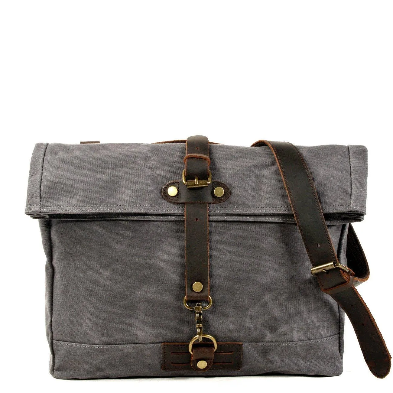 Vintage Canvas Messenger Bag Laptop and Motobags