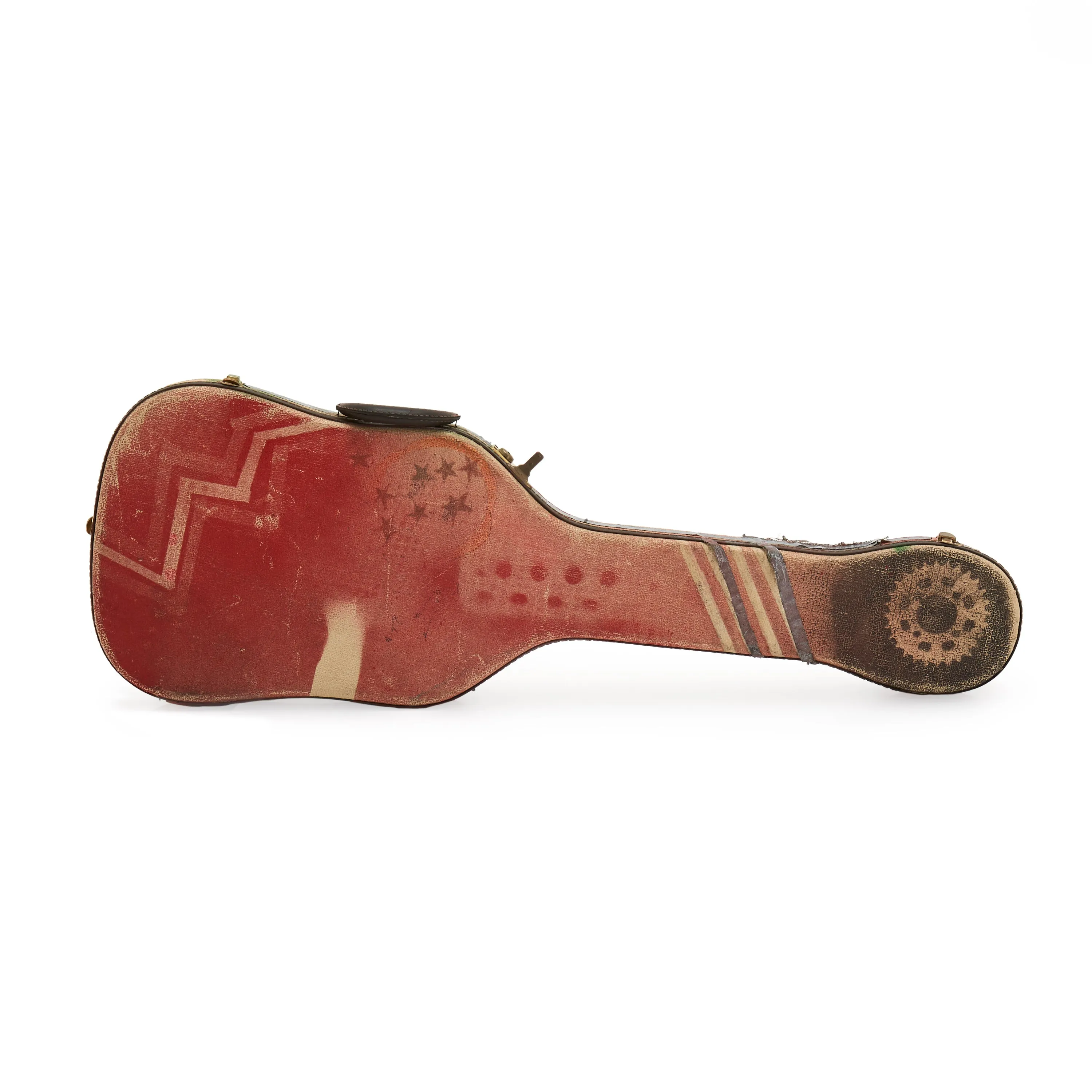 Vintage Reddish Guitar Case