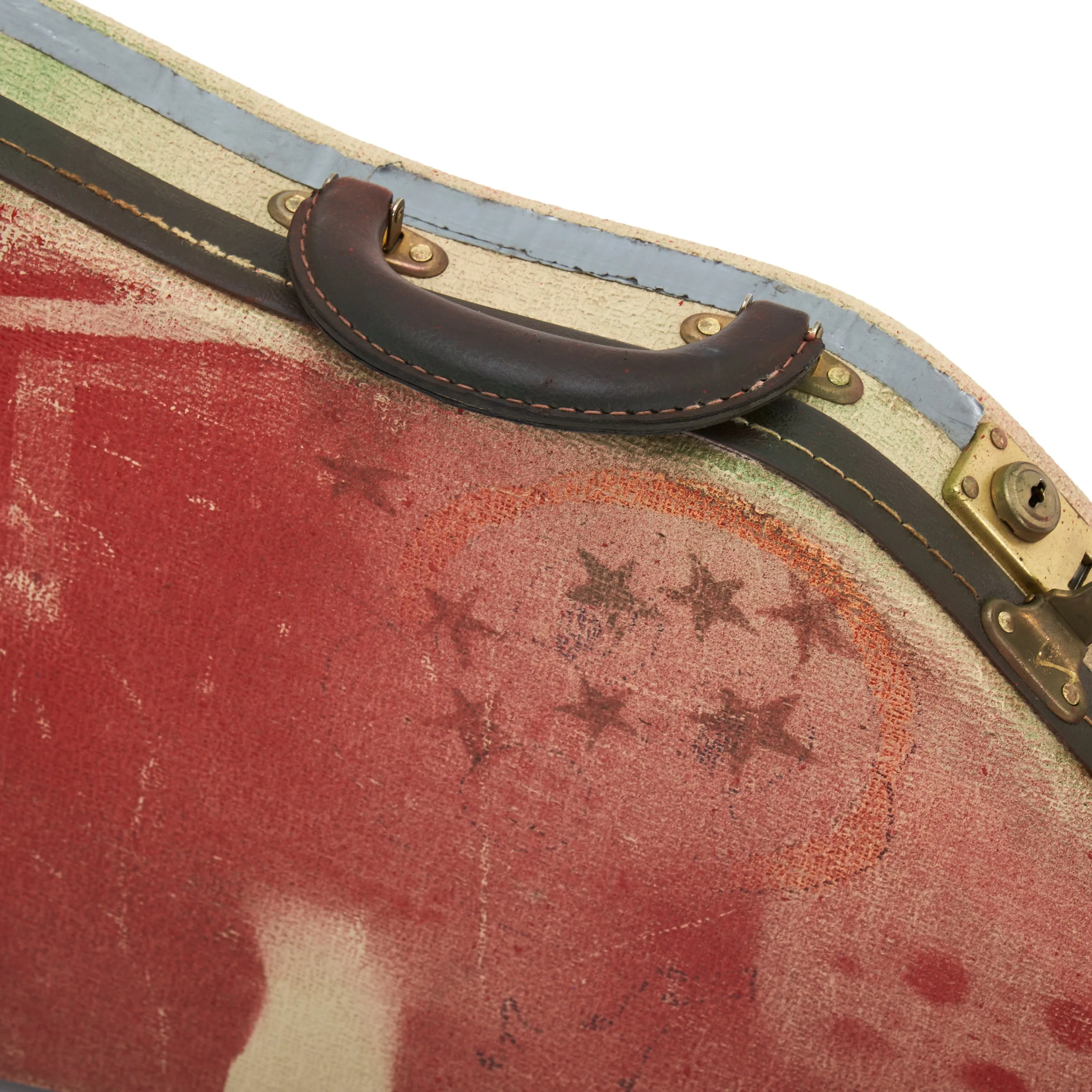 Vintage Reddish Guitar Case