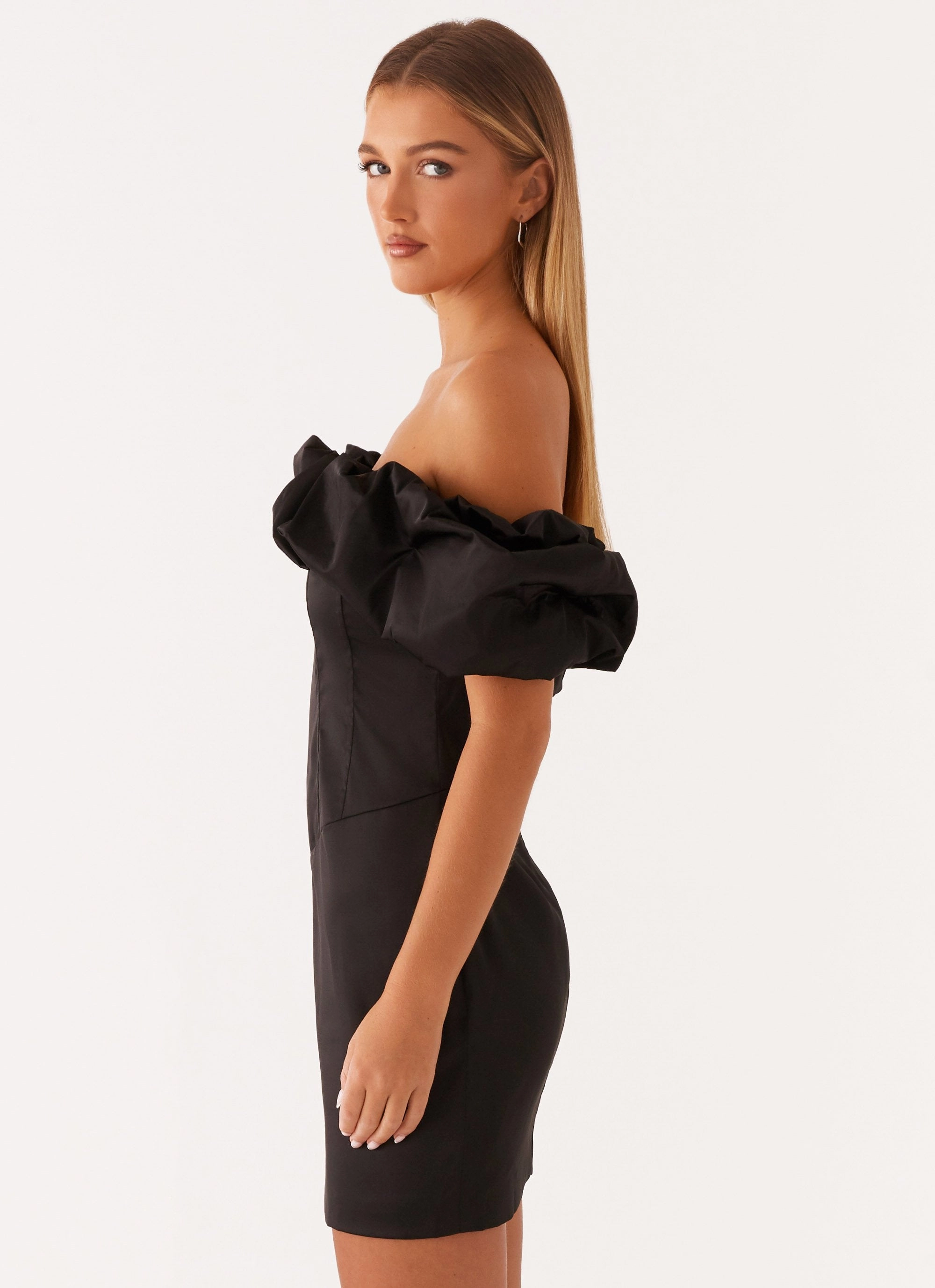 Read My Mind Mini Dress - Black Outfit Boost Travel Friendly