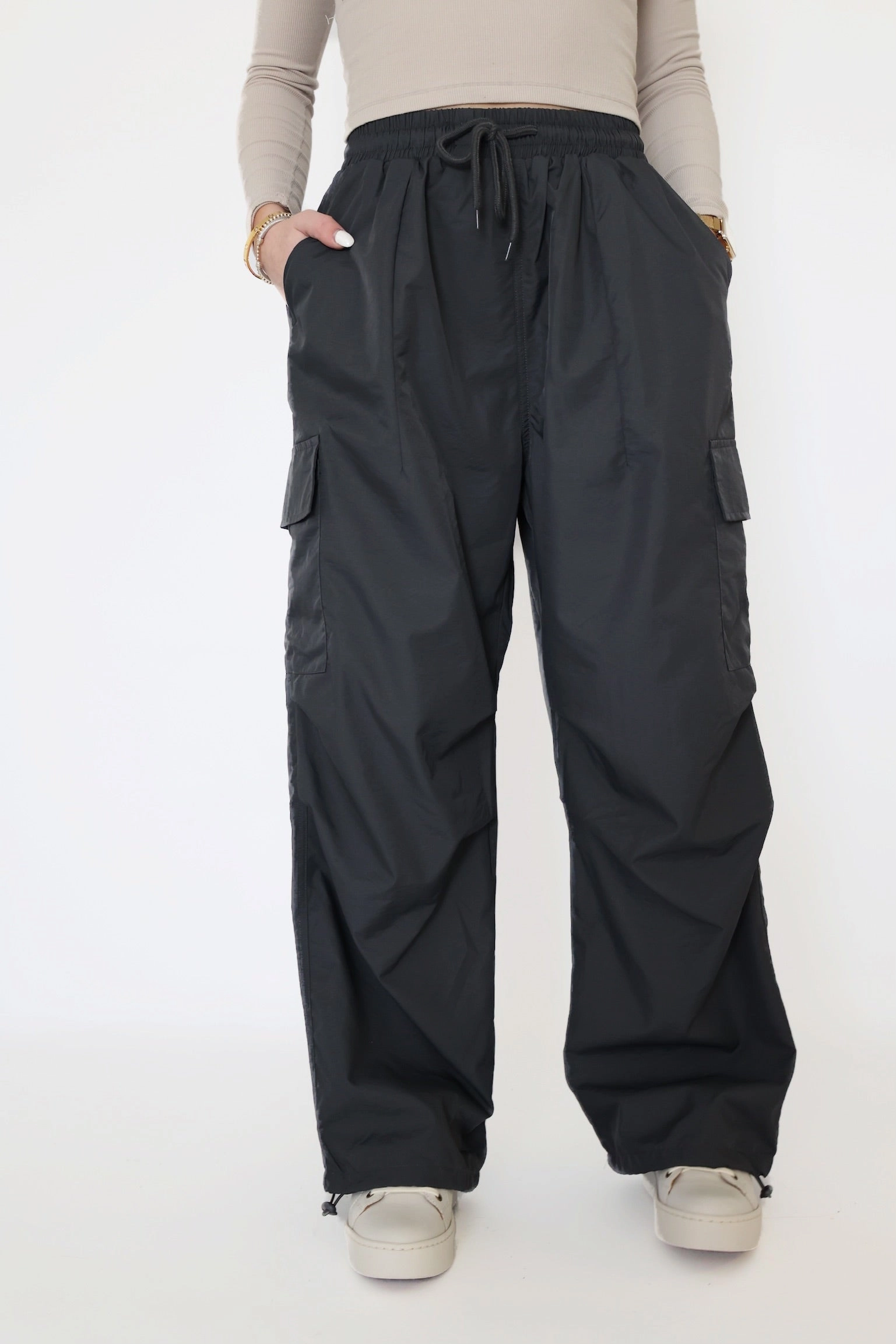 MultiLayer Stitching MultiPanelDesign Vita Cargo Pant-(FINAL SALE)