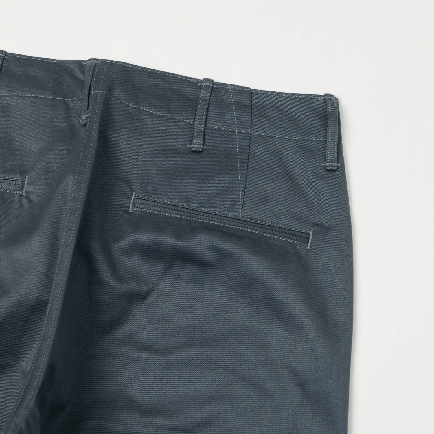 Warehouse & Co 1082 Duck Digger Chino - Blue Grey Functional Waist Commuter Ready