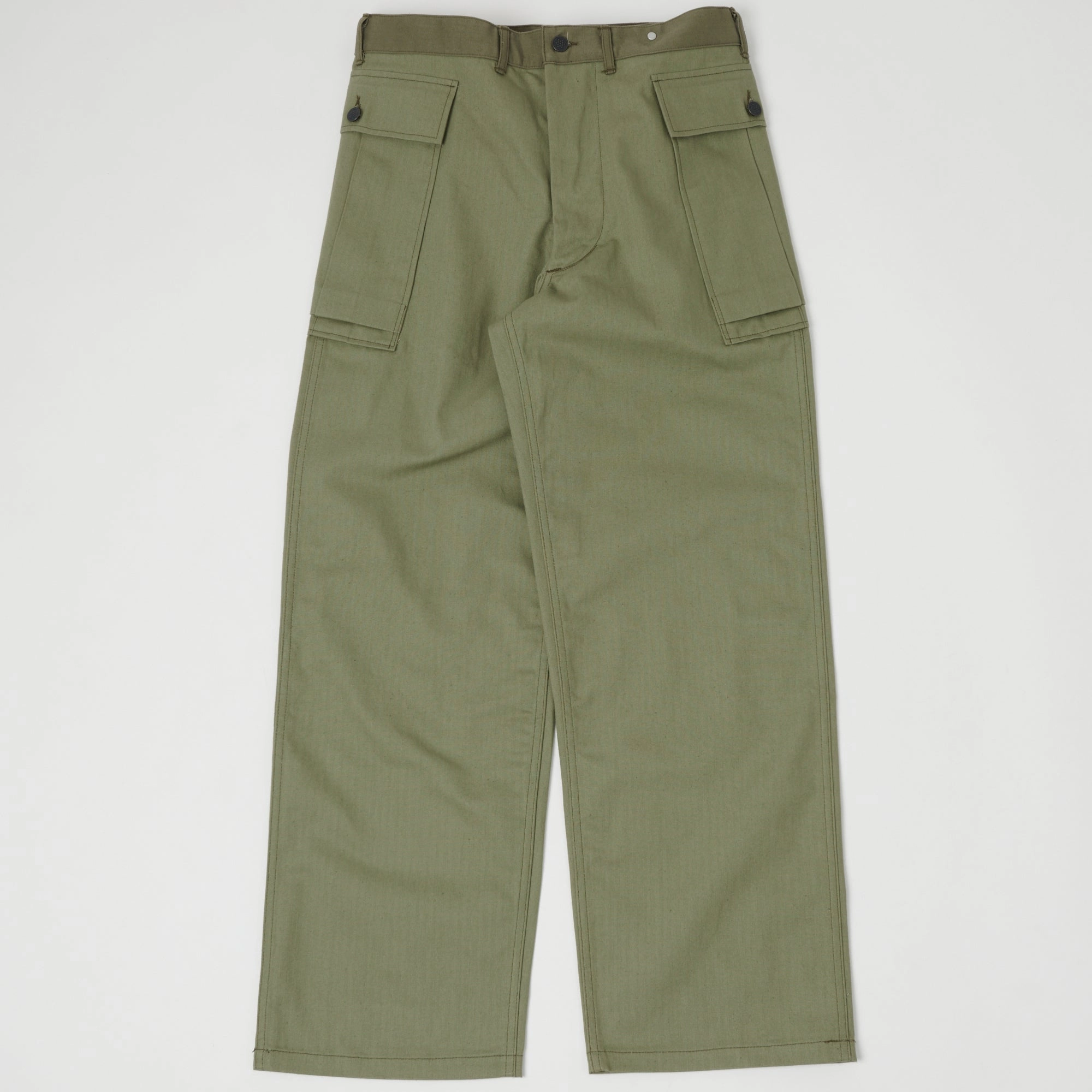 Warehouse & Co 1098 U.S. Army Herringbone Twill Pant - Olive Drab UVProtectionCoating Core Support