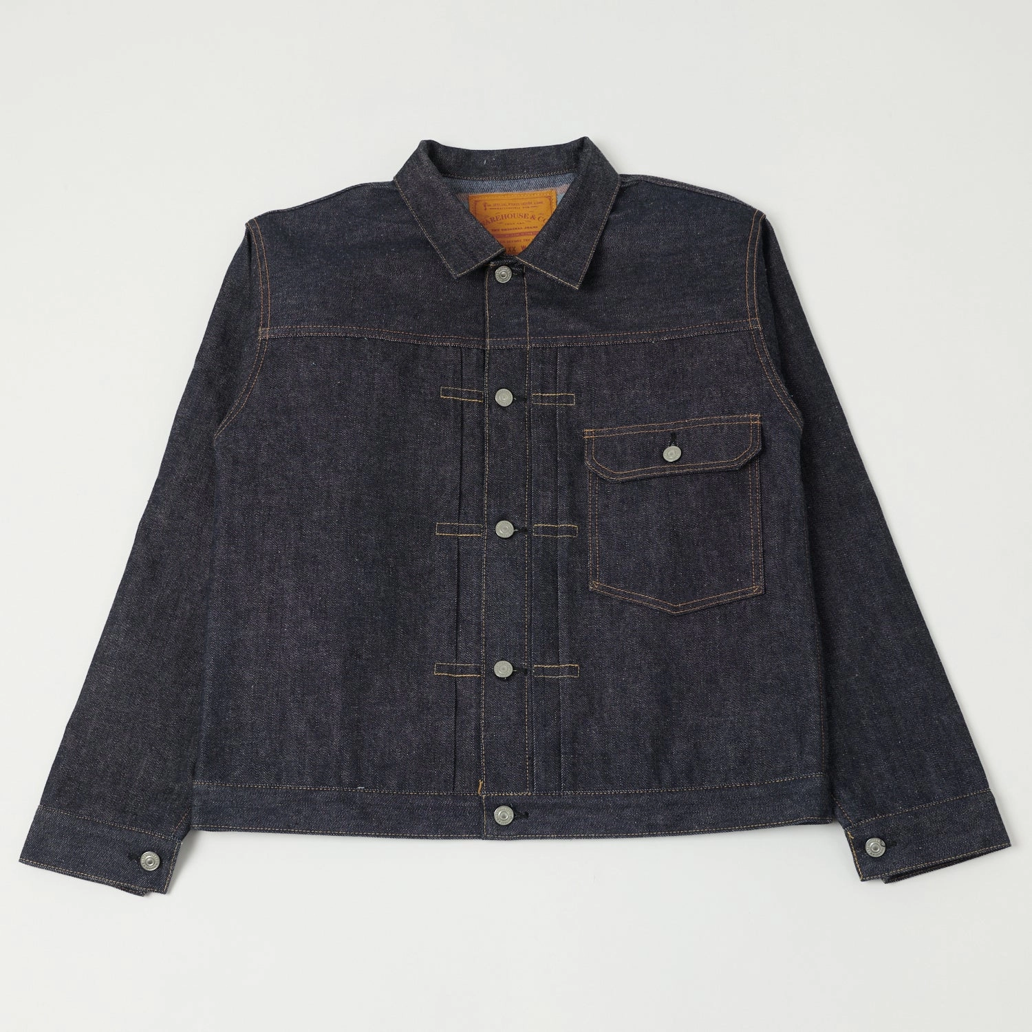 Warehouse & Co 2001XX (2000XX) Blanket Lined Type-I Denim Jacket - Raw Modern Minimal