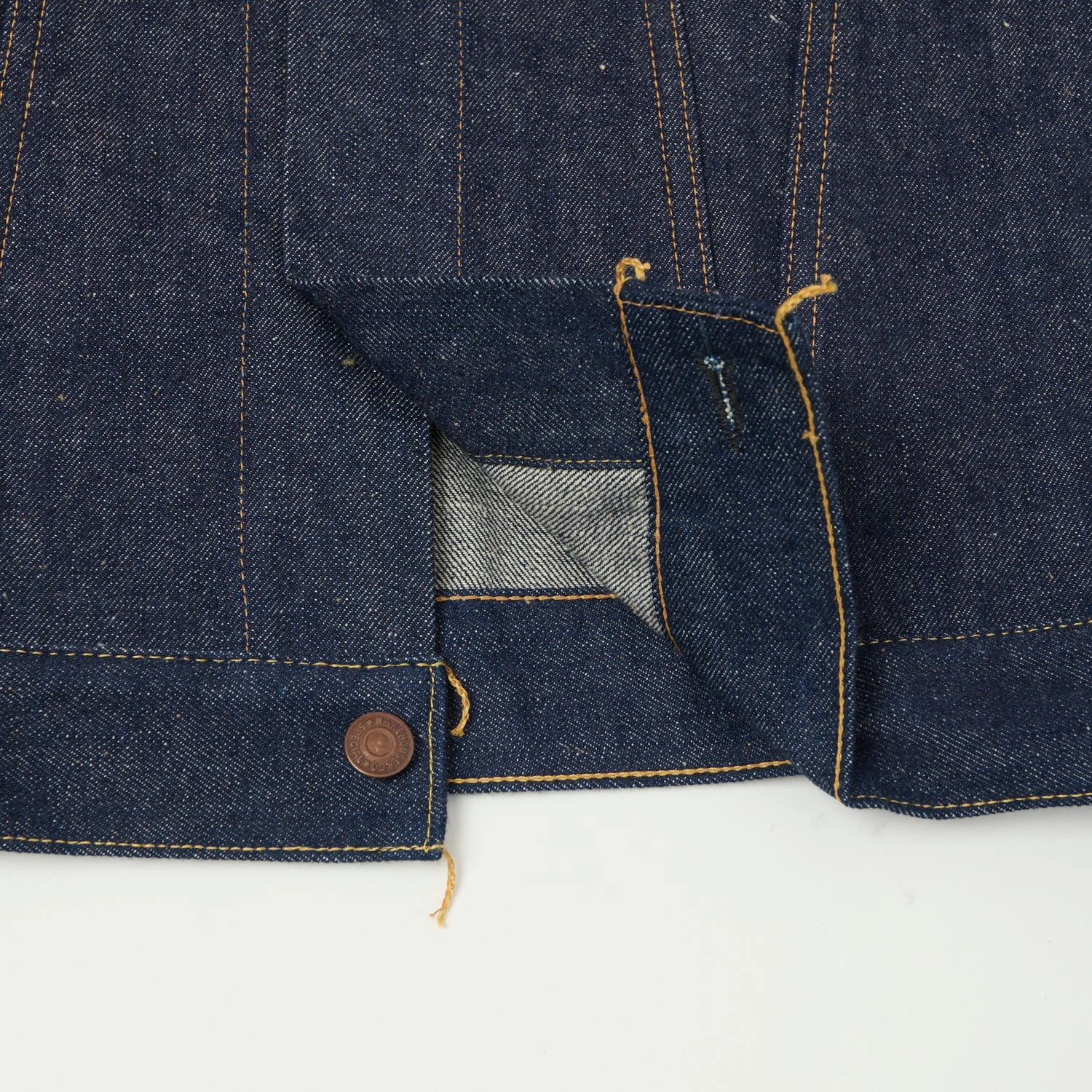 Ergonomic Mobility Cut Buttery Soft Handfeel Warehouse & Co 2004XX Type III Denim Jacket - Raw
