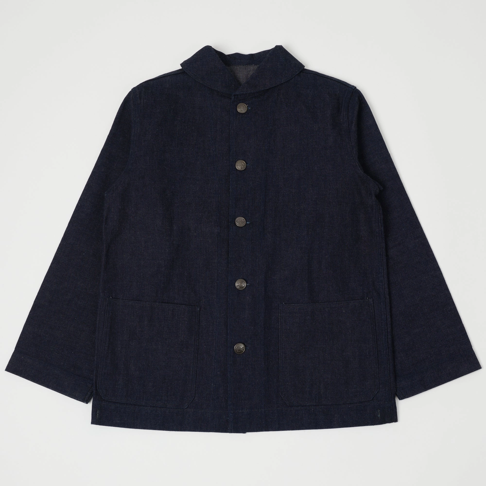 Seamless Design Warehouse & Co 2142 U.S. Navy Denim Deck Jacket - Raw