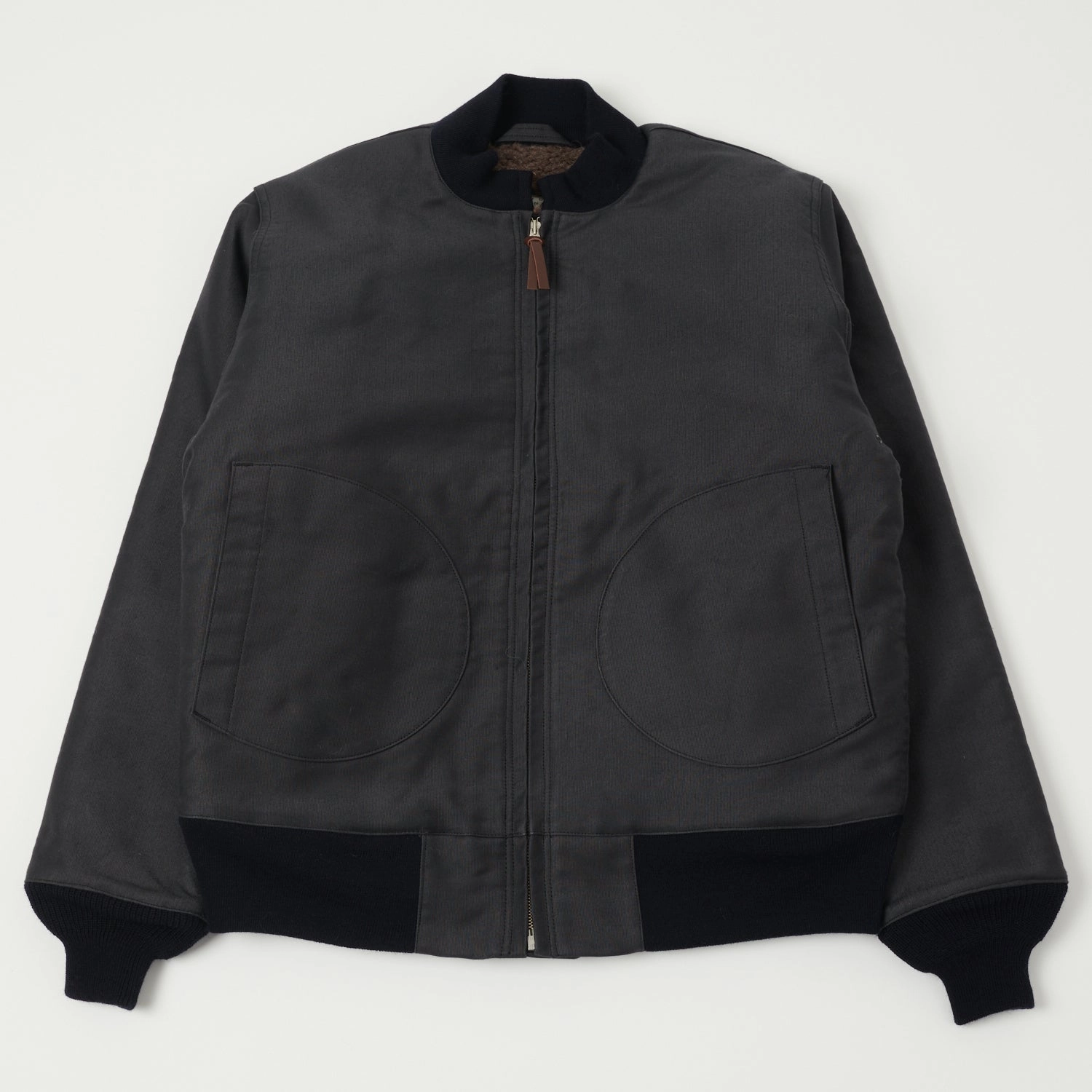 Warehouse & Co 2180 Aviators Flight Jacket - Navy Neutral palette