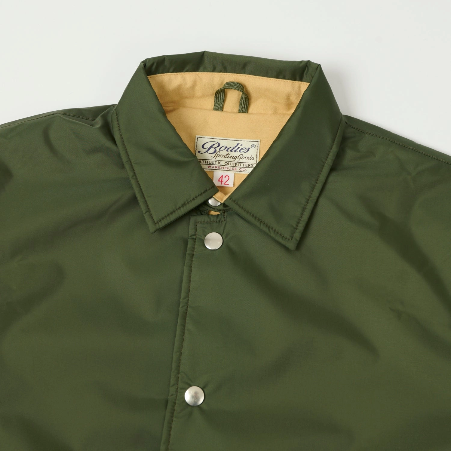 Warehouse & Co 2230 'Bodies' Guide and Coach Jacket - OD Green Oversized style