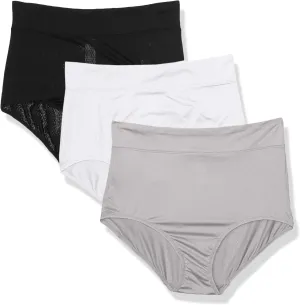 Warner's Women's Blissful Benefits Breathable Moisture-Wicking Microfiber Brief Rs4963w