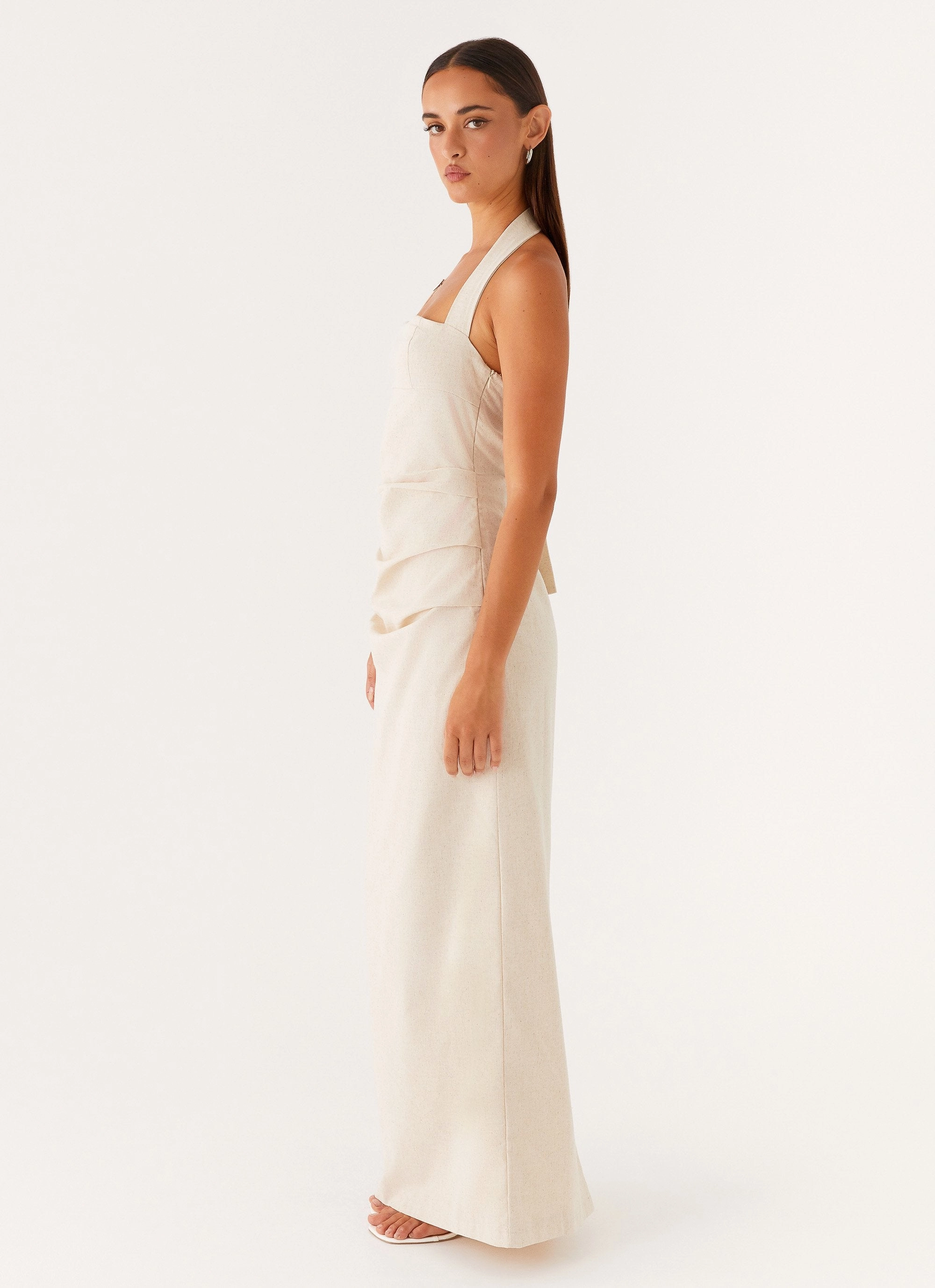 Smooth Fit Rumour Has It Maxi Dress - Oatmeal