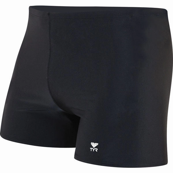 Men's TYReco Solid Square Leg Swimsuit Aerodynamic Contour Panels Global Shipping