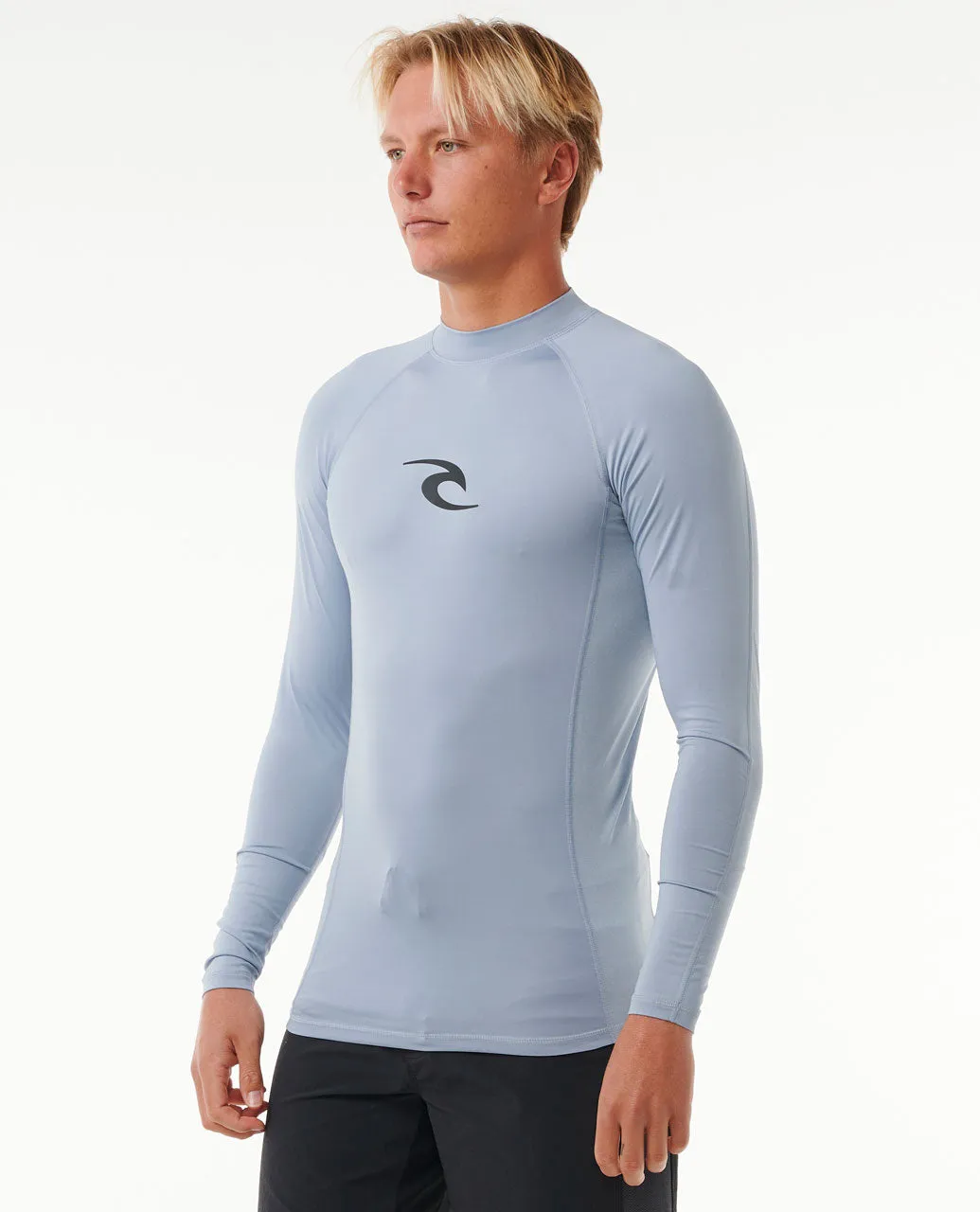 Waves UV Long Sleeve Rash Vest - Sparky Blue