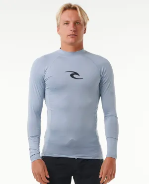 Waves UV Long Sleeve Rash Vest - Sparky Blue