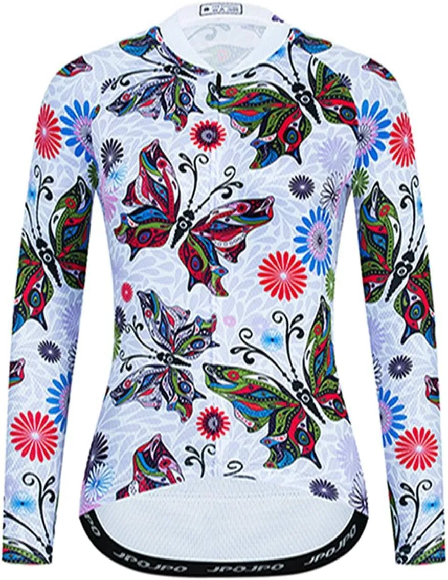 Weimostar Women's Long Sleeve MTB Cycling Mountain Bike Jersey Biking Shirt Jacket Tops Breathable