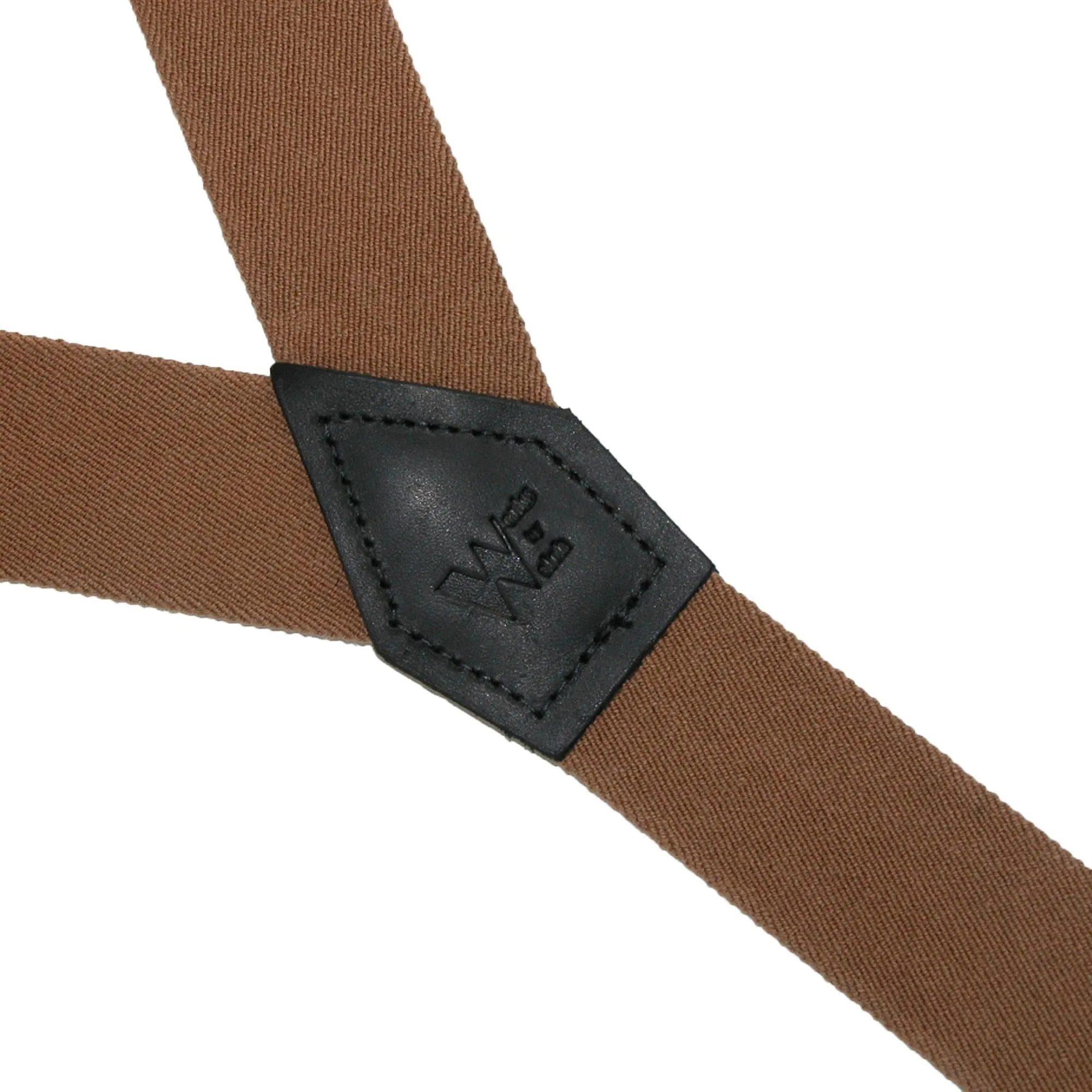 Welch Men's Elastic Button End Double Face Suspender with Bachelor Buttons