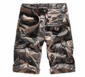 West Louis? Camouflage Cargo Cotton Shorts warm weather