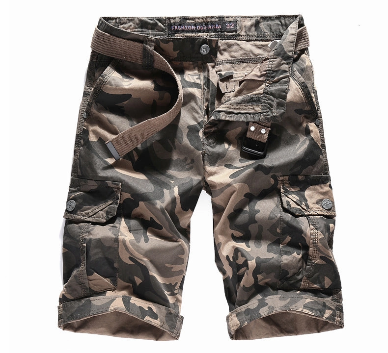 West Louis? Camouflage Cargo Cotton Shorts Heels Lightweight Shorts