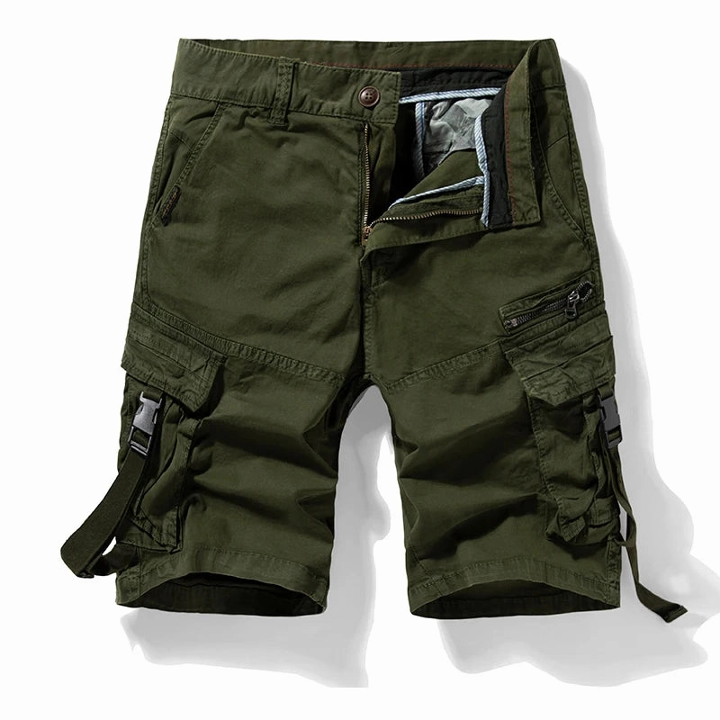 Athletic Silhouette All Comfort West Louis? Fashion Cotton Multi-Pocket Army Tactical Shorts