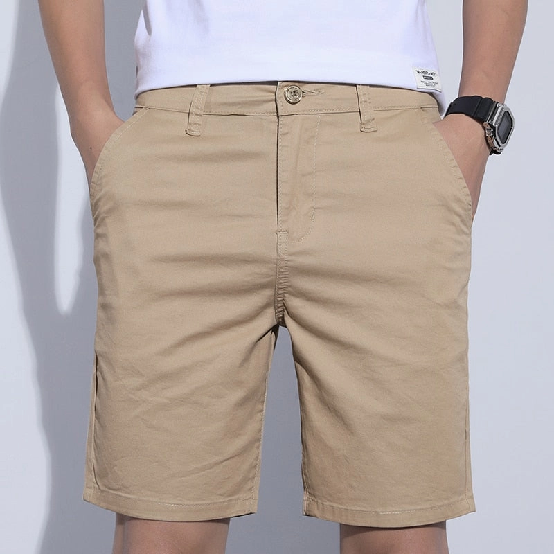 West Louis? Men's Slim Shorts - Classic Style, 2023 Summer Collection Comfy Layer high waisted