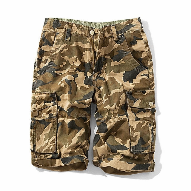 West Louis? Mens Military Camouflage Cargo Shorts Breathable mesh lining