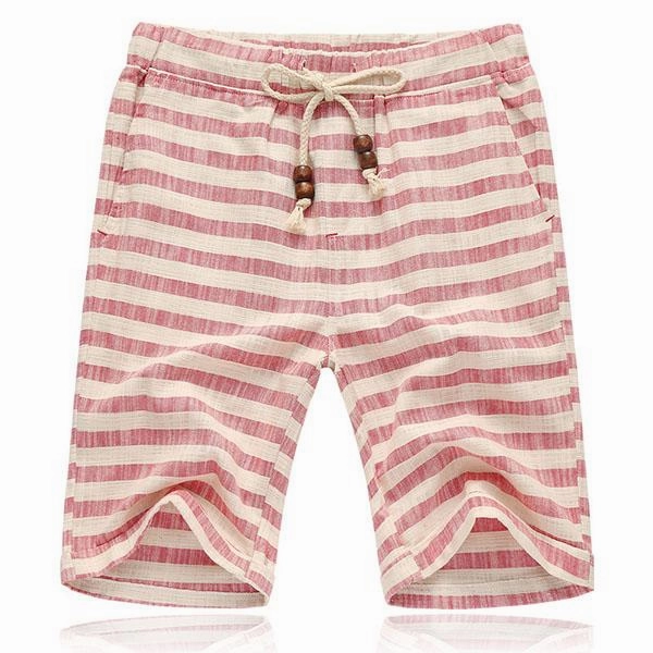 Chilly Weather West Louis? Striped Casual Shorts