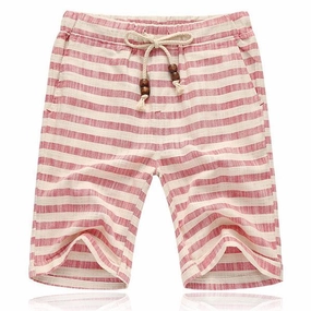 Chilly Weather West Louis? Striped Casual Shorts