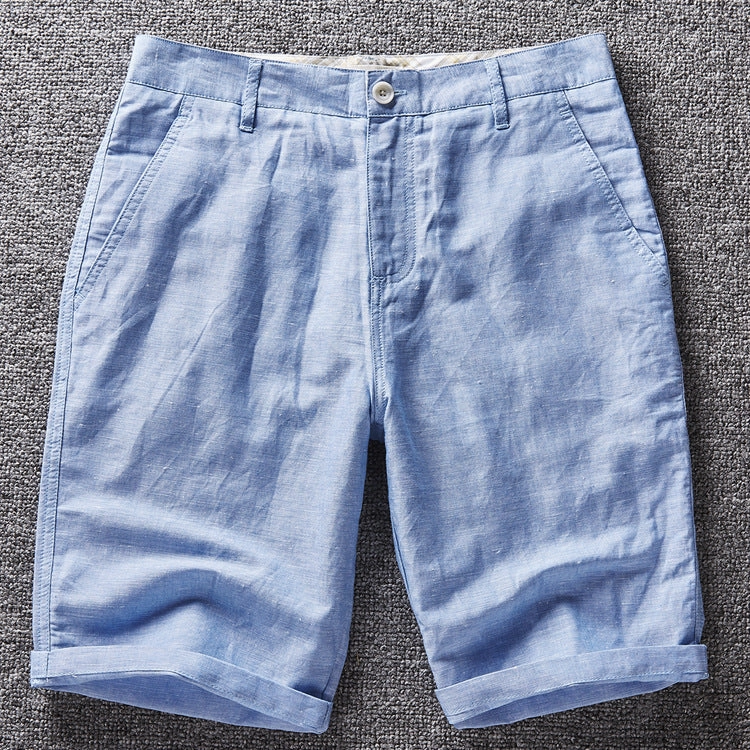 West Louis? Summer Linen Style Shorts Durable Weave
