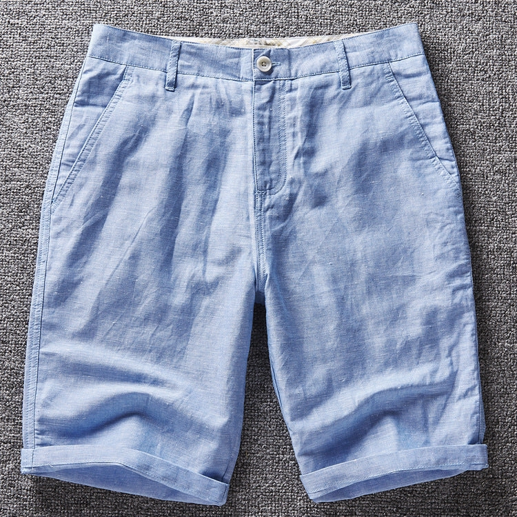 regular size West Louis? Summer Linen Style Shorts