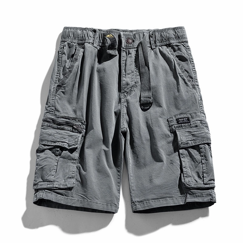 Chill Fit Design West Louis? Tactical Multi-Pocket Fashion Jogger Shorts