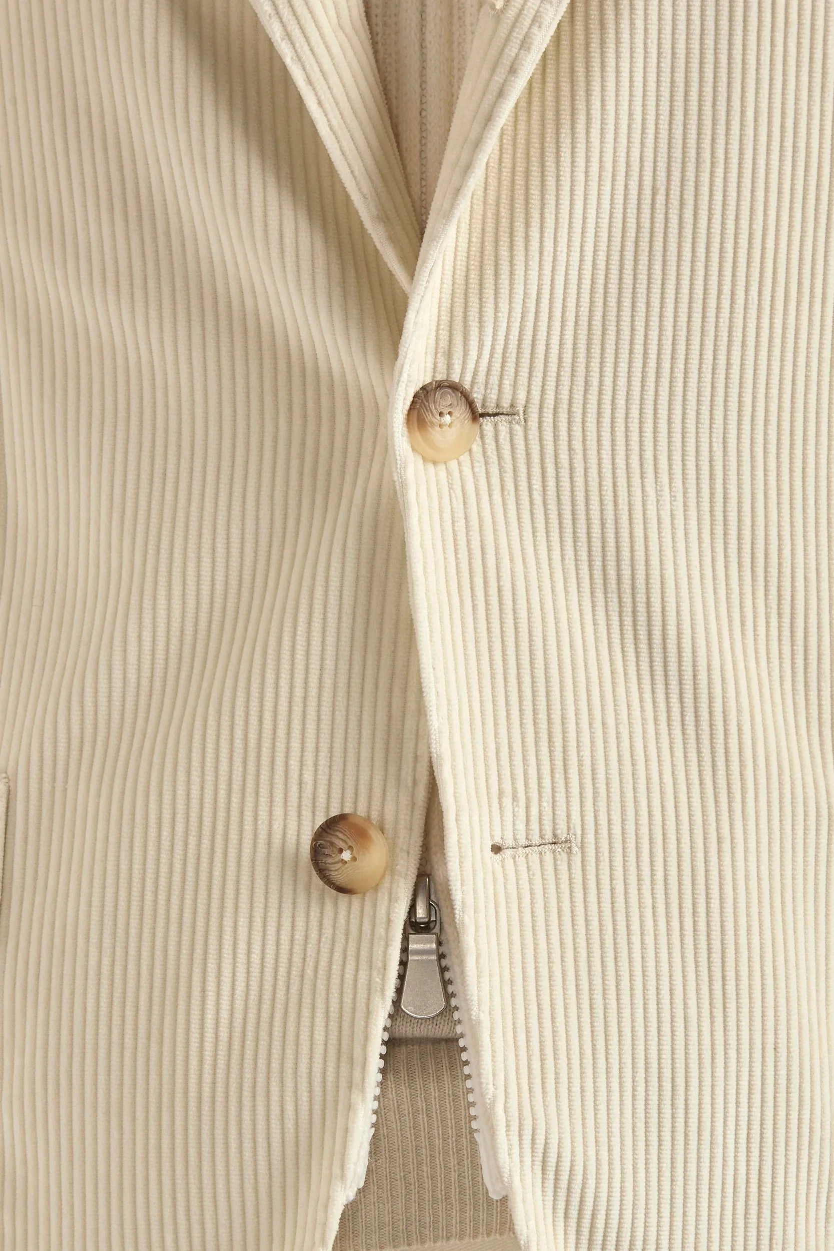 Casual City White corduroy and knit jacket - Made in Italy