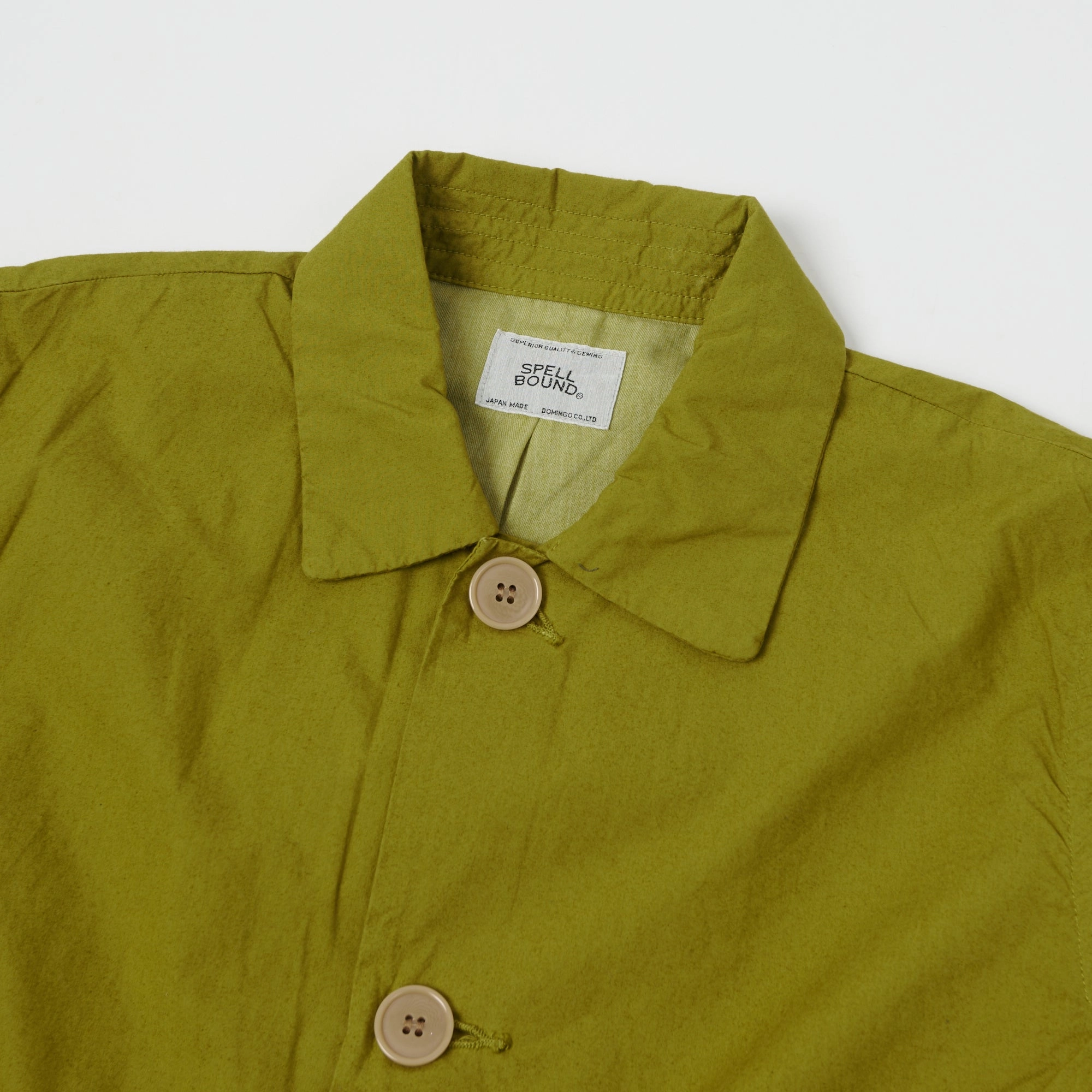 Waist Belt DurableStitching Spellbound Lightweight 'Typewriter' Coat - Green