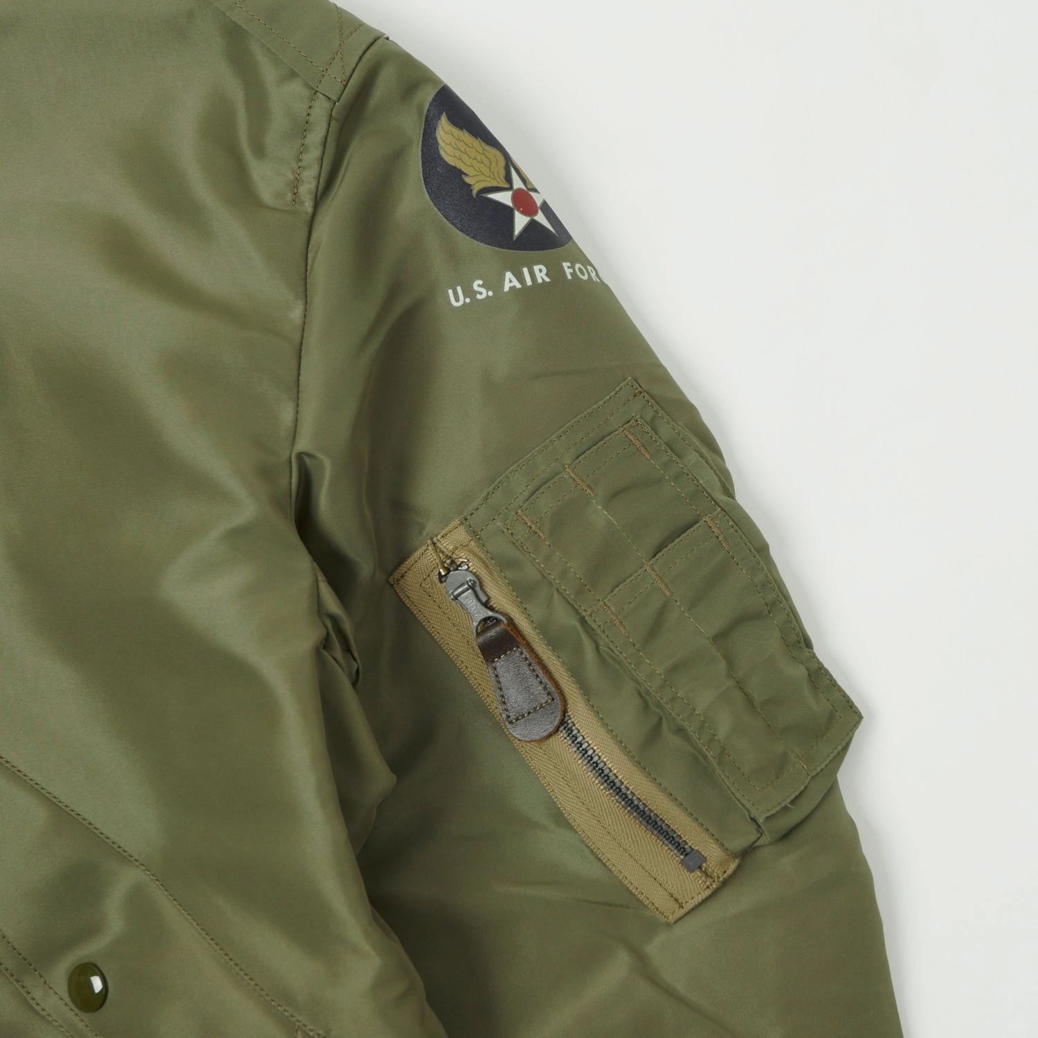 Buzz Rickson's L-2 'Reed Products Inc.' Flight Jacket - Olive Drab Matte Finish