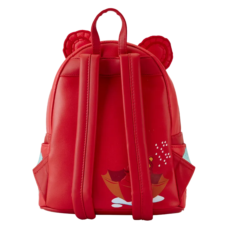Winnie the Pooh Rainy Day Puffer Jacket Cosplay Mini Backpack