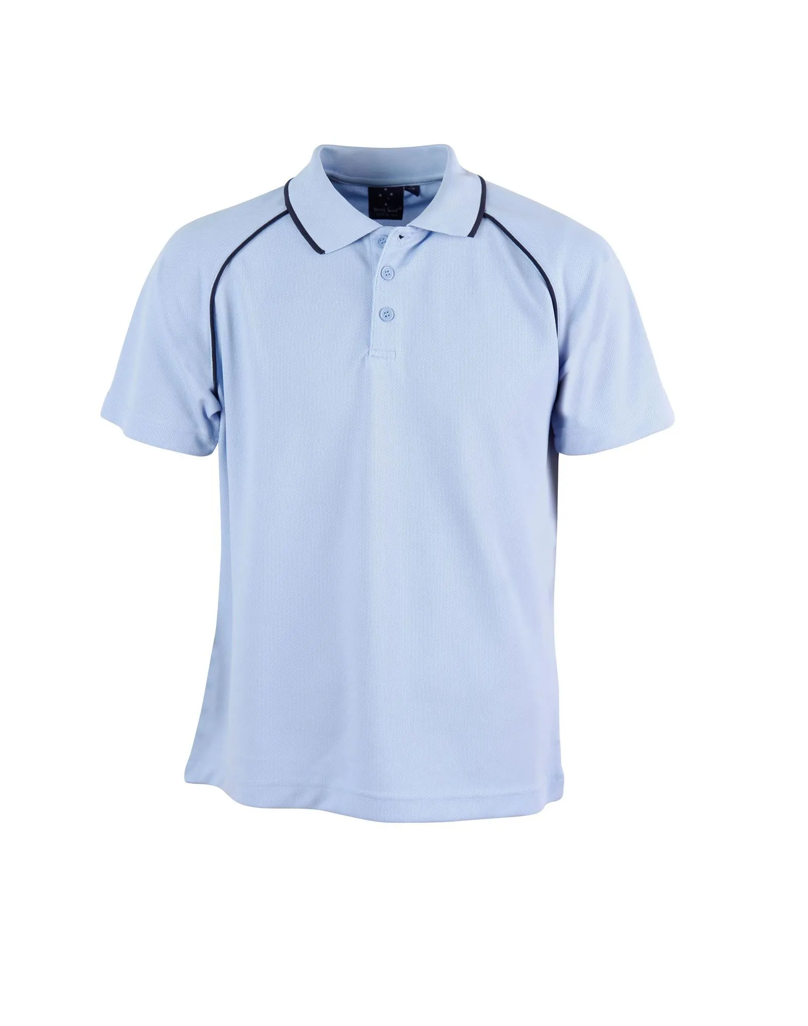 Winning Spirit Champion Kids Cooldry Raglan Short Sleeve Contrast Polo 2nd (3 colour)-(PS24)