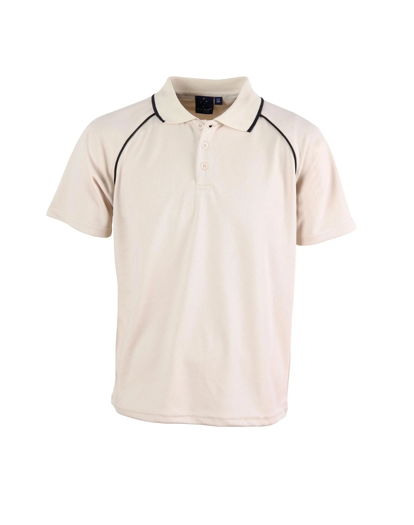 Winning Spirit Champion Kids Cooldry Raglan Short Sleeve Contrast Polo 2nd (3 colour) (PS24)