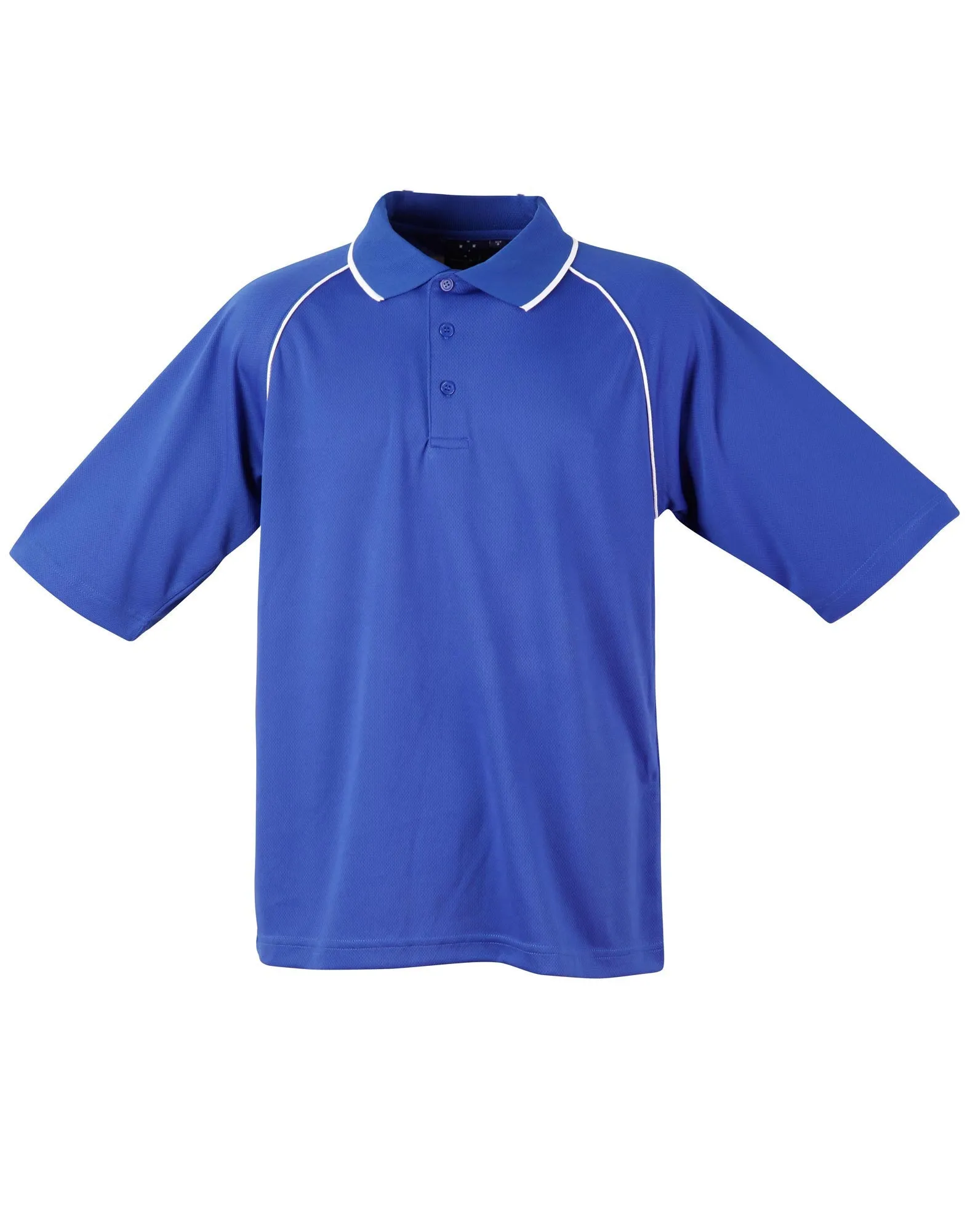 Winning Spirit Men's CoolDry® Raglan Short Sleeve Contrast Polo 2nd(5 Colour)-(PS20)
