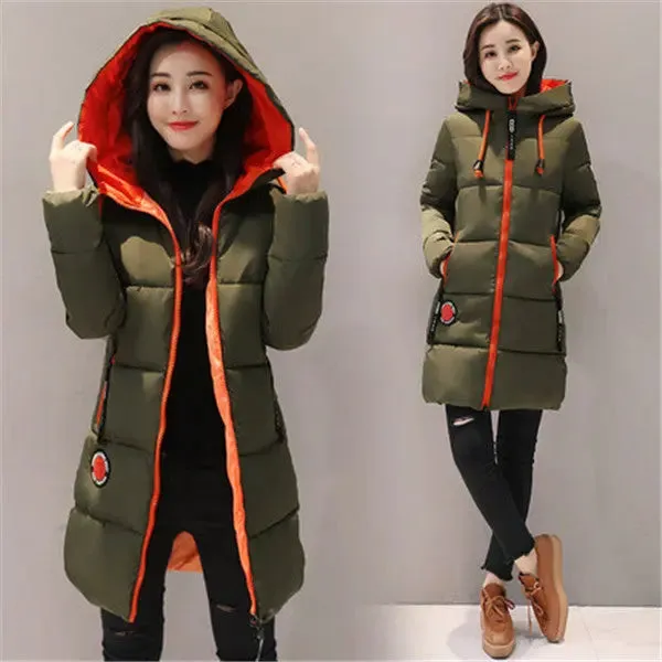 Winter Jacket Women Coat Hooded