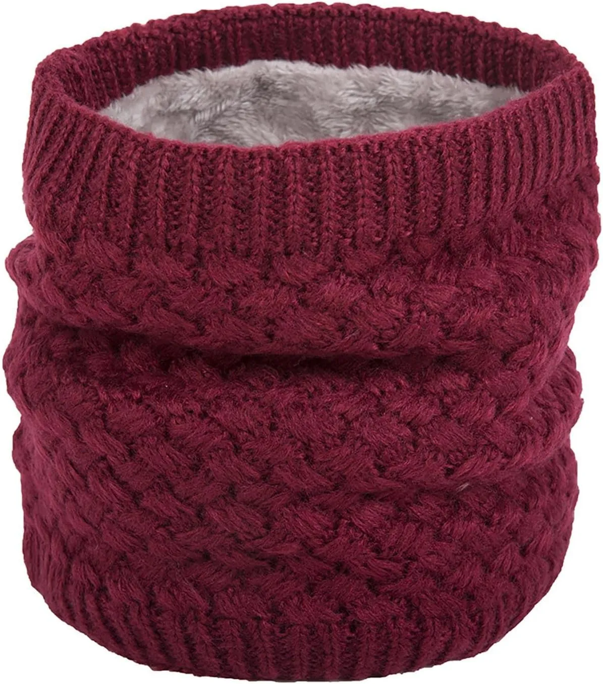 Winter Neck Gaiters for Men Neck Warmer Men Women with Thermal Thick Warm Wool Windproof Lined Cold Weather