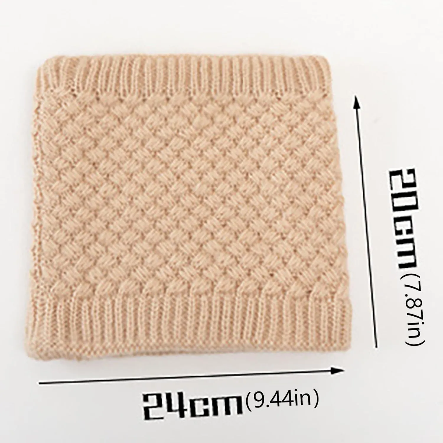 Winter Neck Gaiters for Men Neck Warmer Men Women with Thermal Thick Warm Wool Windproof Lined Cold Weather