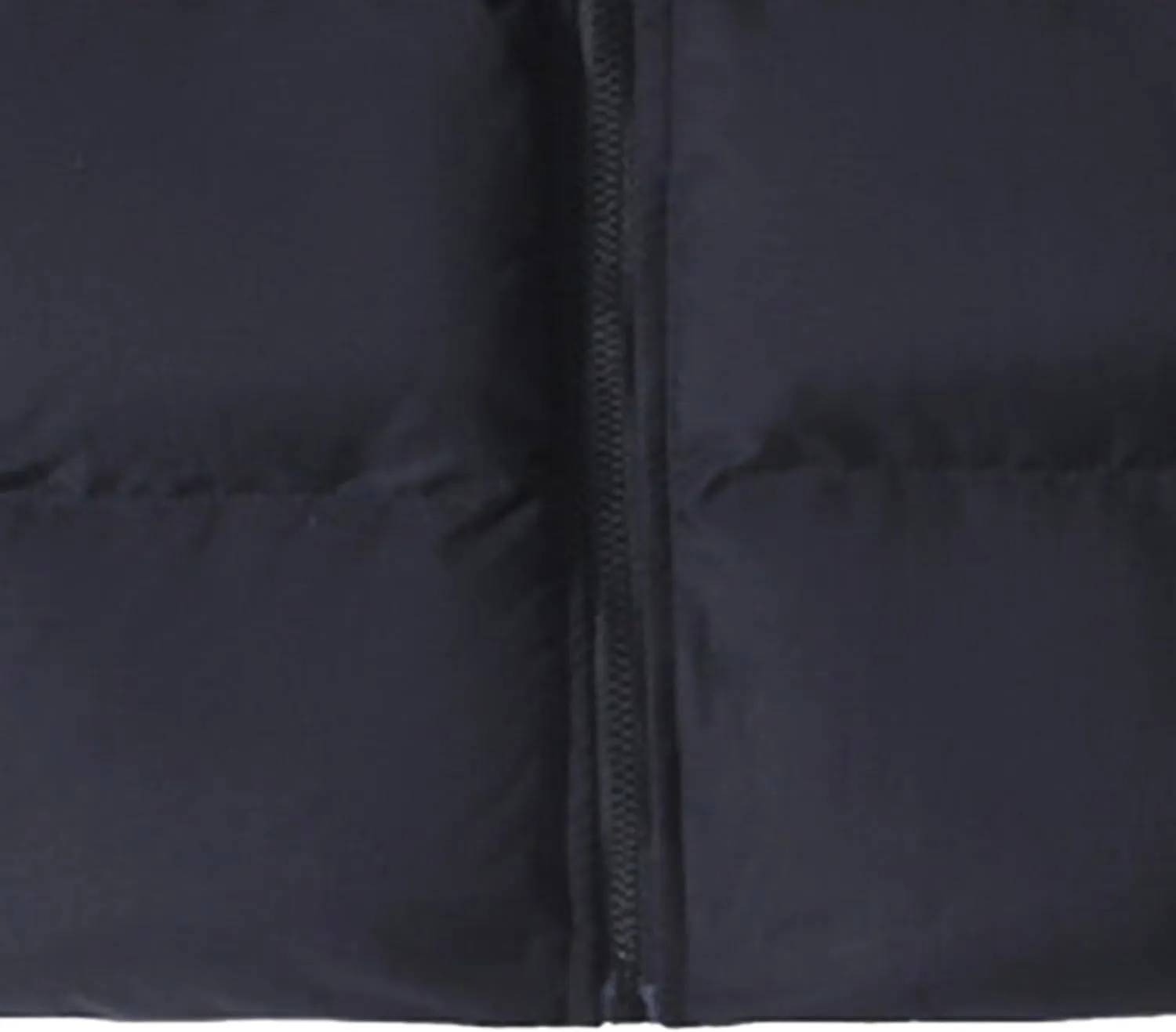 Winter Puffer Jacket for Men Full Zip Stand Collar Bubble Down Coats Insulated Thicken Windproof Windbreaker