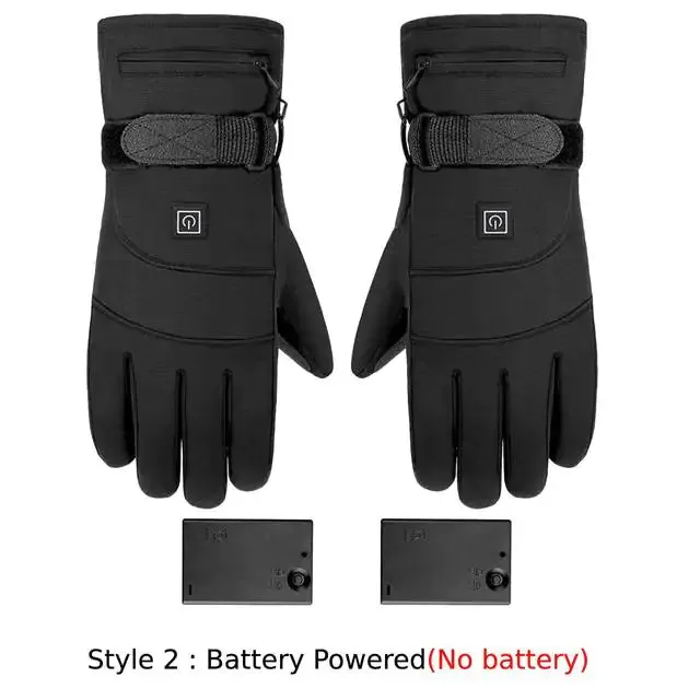 Winter touch screen heated gloves