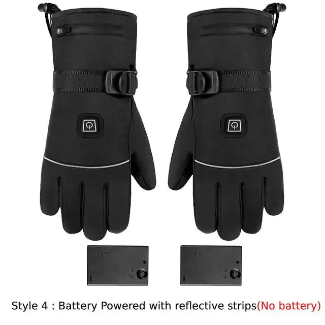 Winter touch screen heated gloves