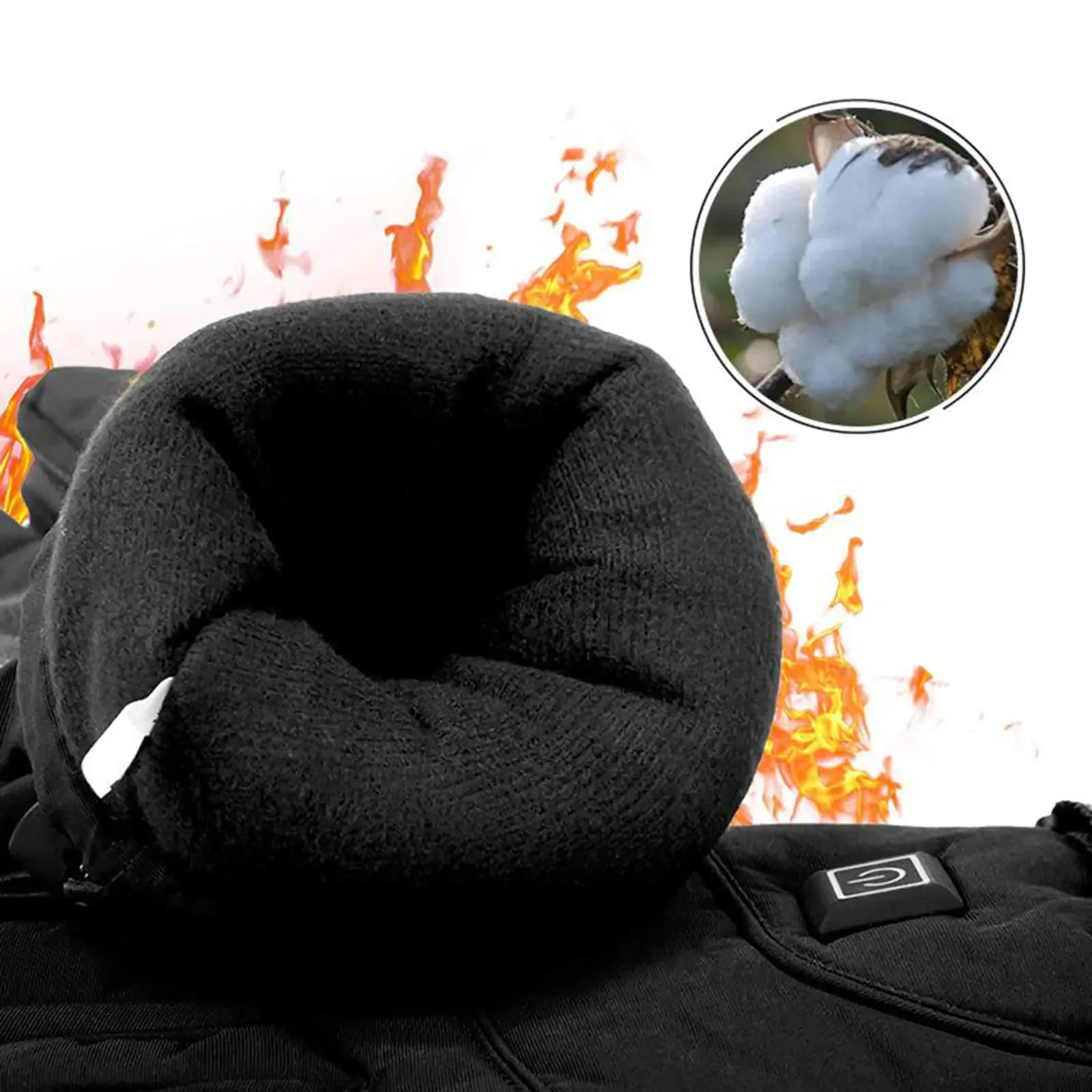 Winter touch screen heated gloves