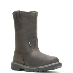 Wolverine Floorhand Waterproof Men's Steel Toe 10" Wellington Work Boot (w10680) In Dk Brown