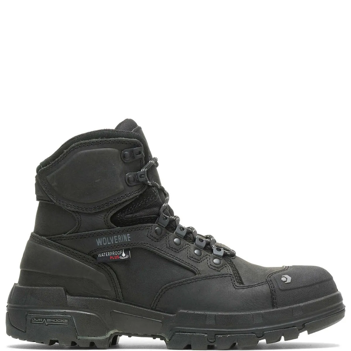 Wolverine Legend Durashocks Carbonmax 6" Safety Toe Men's Work Boot (w10613) In Black